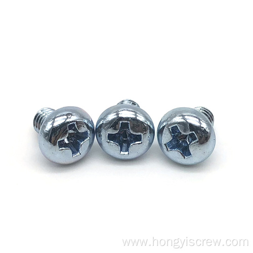 Small tiny pan machine screws